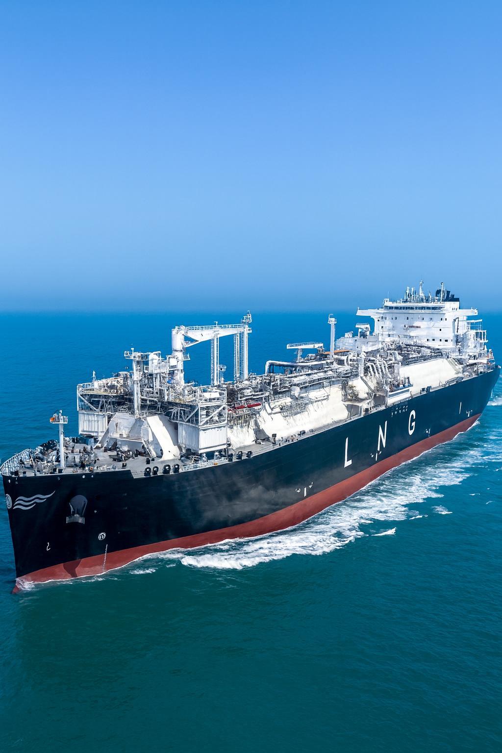 LNG carrier at sea