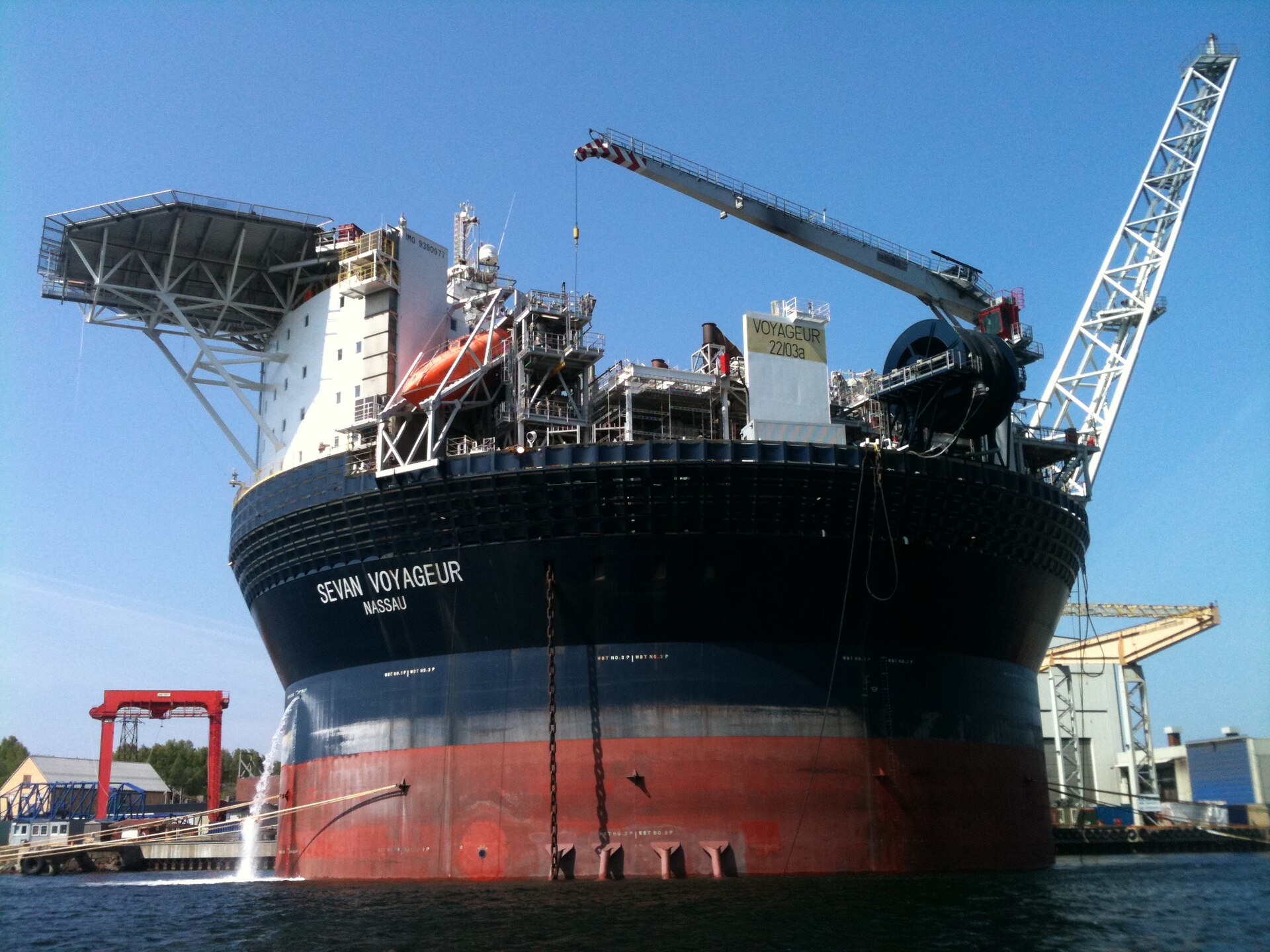FPSO production vessel